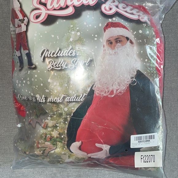 EraSpooky Santa Claus Belly Accessory Fake Padded Belly Halloween Christmas Fun - Picture 6 of 11